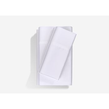 White Split King Cotton Sheet Set