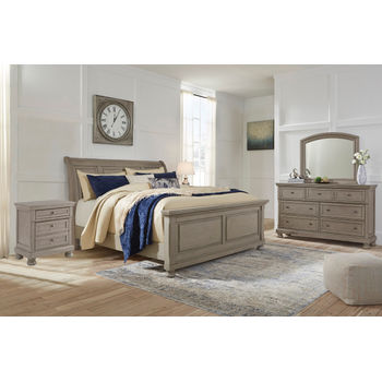 Lettner Queen Sleigh Panel Bedroom Set